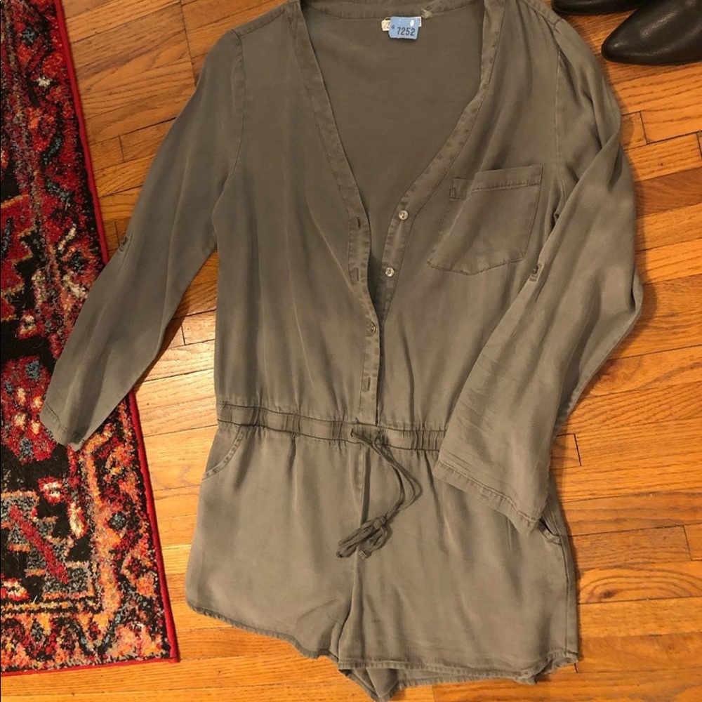 Army Green Romper